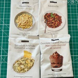 Epicure Meal Solutions Bundle – Set of 4 – Gluten Free Pantry Lot